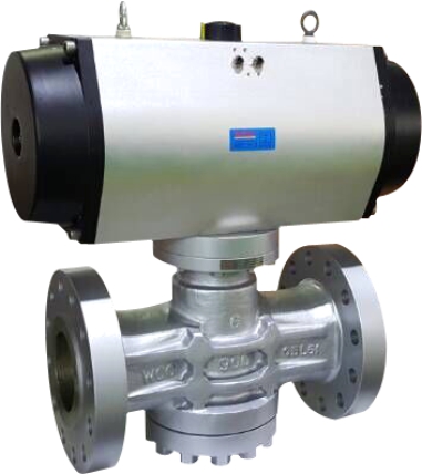 Pneumatic Flanged Plug Valve